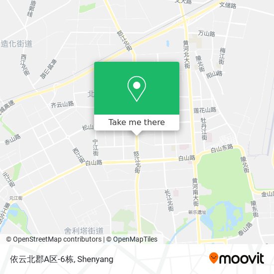 依云北郡A区-6栋 map