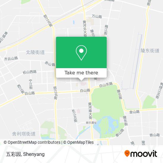 五彩园 map