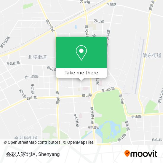 叠彩人家北区 map