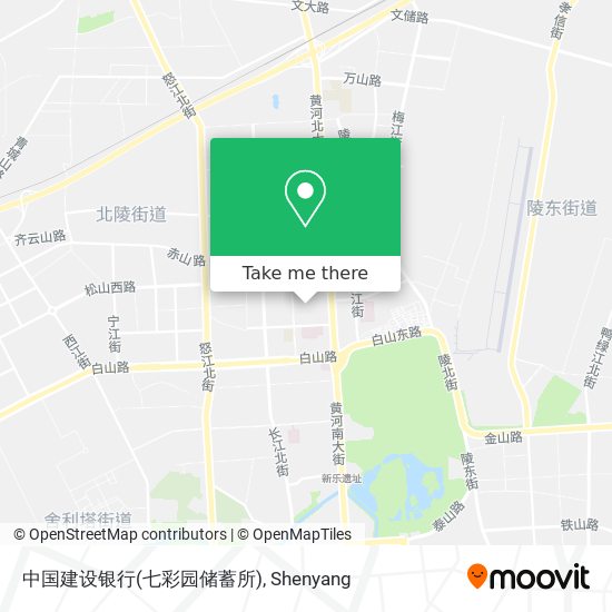 中国建设银行(七彩园储蓄所) map