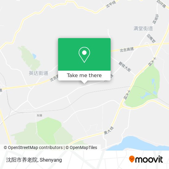 沈阳市养老院 map