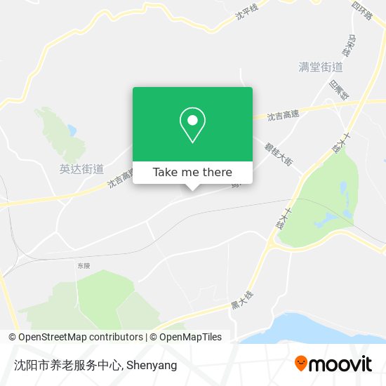 沈阳市养老服务中心 map