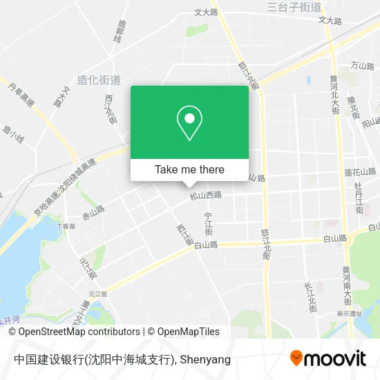 中国建设银行(沈阳中海城支行) map