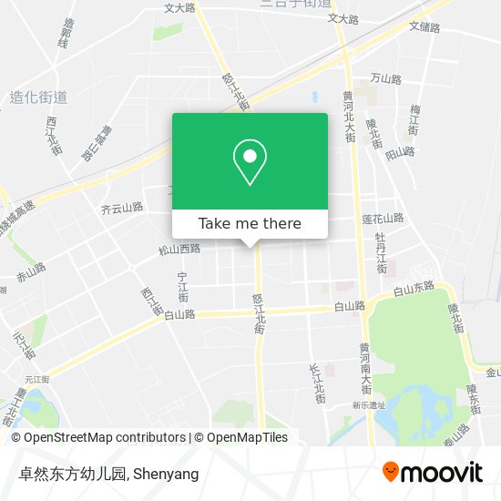 卓然东方幼儿园 map