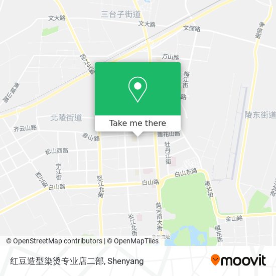 红豆造型染烫专业店二部 map