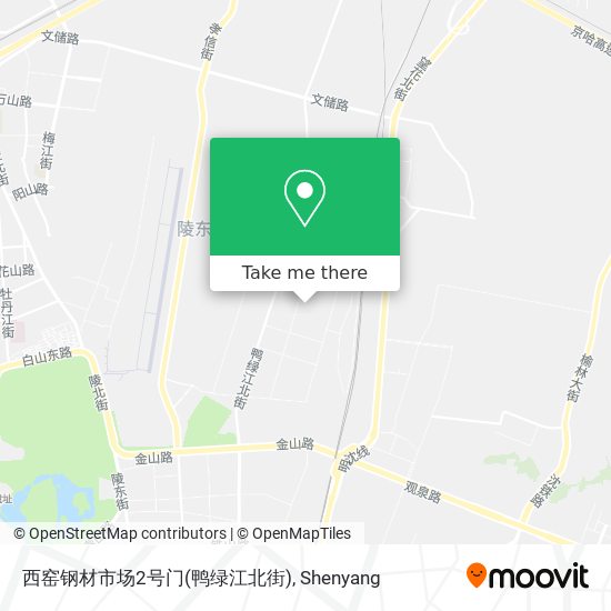 西窑钢材市场2号门(鸭绿江北街) map