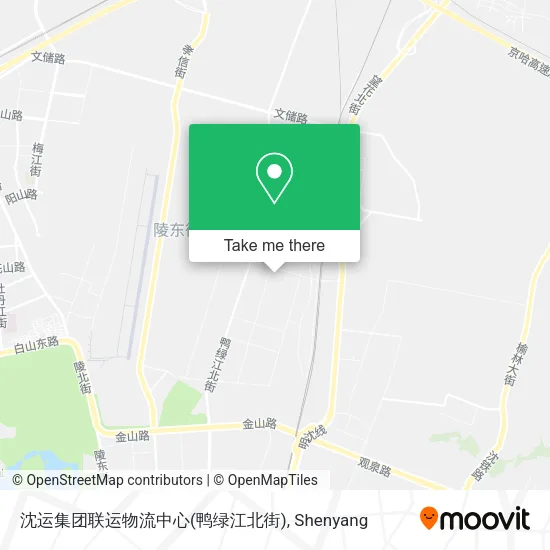 沈运集团联运物流中心(鸭绿江北街) map