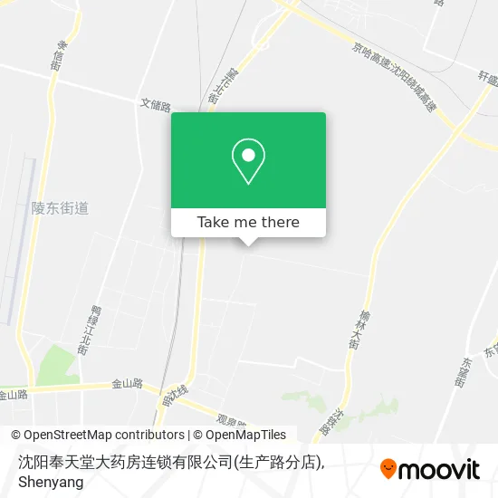 沈阳奉天堂大药房连锁有限公司(生产路分店) map