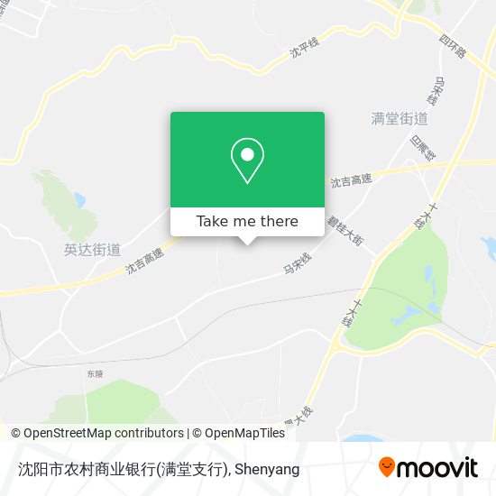 沈阳市农村商业银行(满堂支行) map