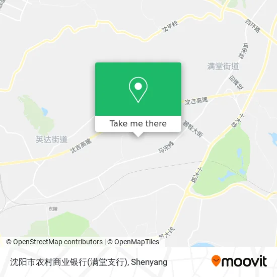 沈阳市农村商业银行(满堂支行) map