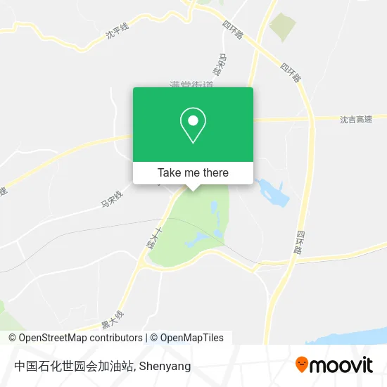 中国石化世园会加油站 map