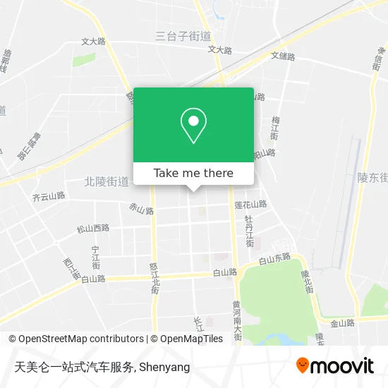 天美仑一站式汽车服务 map