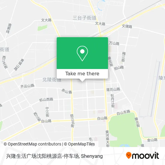 兴隆生活广场沈阳桃源店-停车场 map