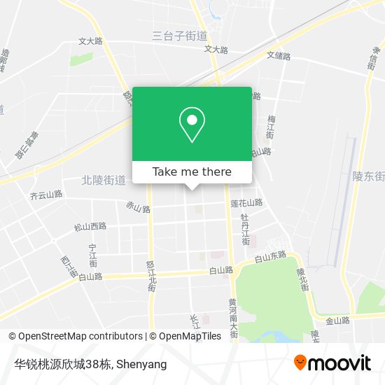 华锐桃源欣城38栋 map