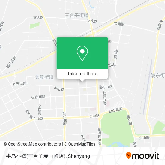 半岛小镇(三台子赤山路店) map