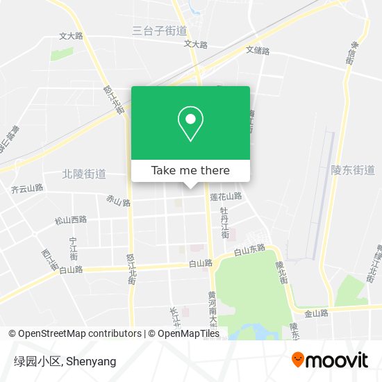 绿园小区 map