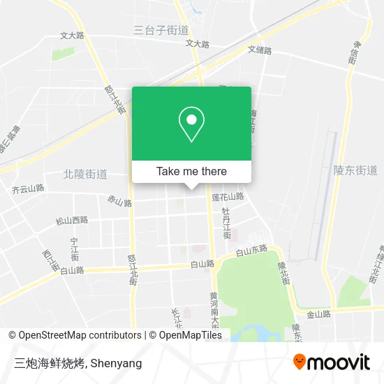 三炮海鲜烧烤 map