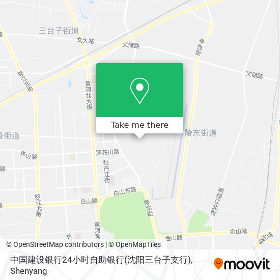 中国建设银行24小时自助银行(沈阳三台子支行) map