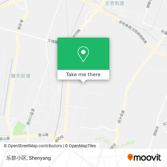 乐群小区 map