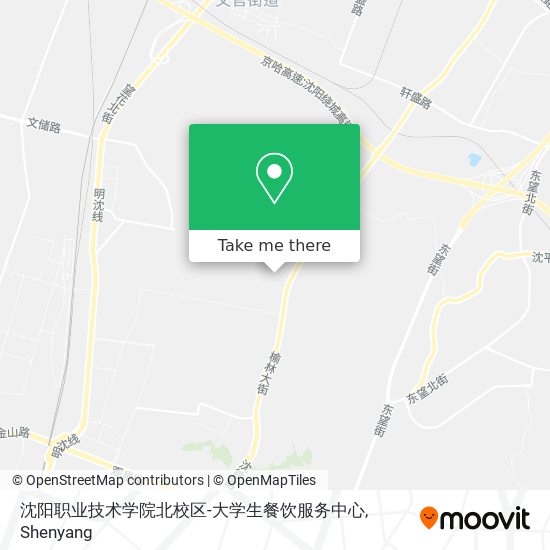 沈阳职业技术学院北校区-大学生餐饮服务中心 map