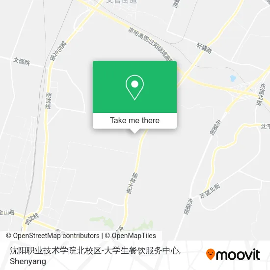 沈阳职业技术学院北校区-大学生餐饮服务中心 map