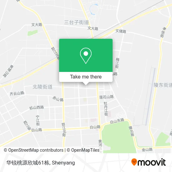 华锐桃源欣城61栋 map