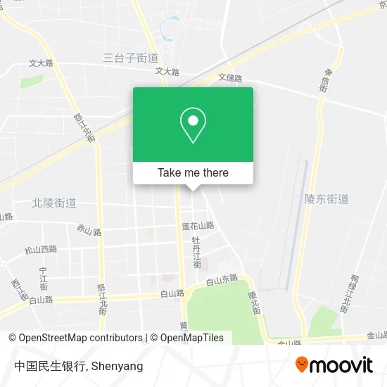 中国民生银行 map