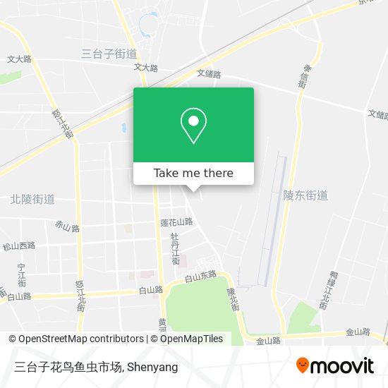 三台子花鸟鱼虫市场 map
