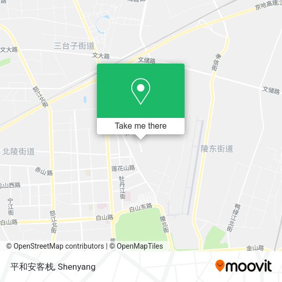 平和安客栈 map