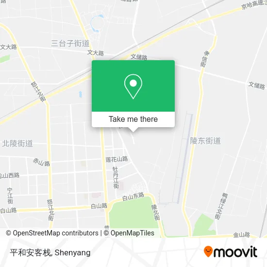 平和安客栈 map