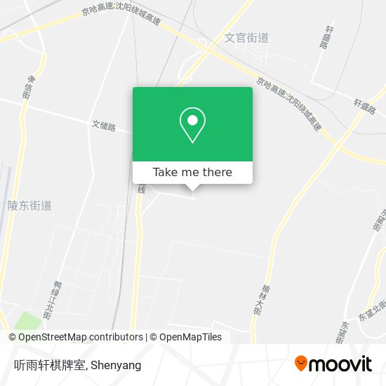 听雨轩棋牌室 map