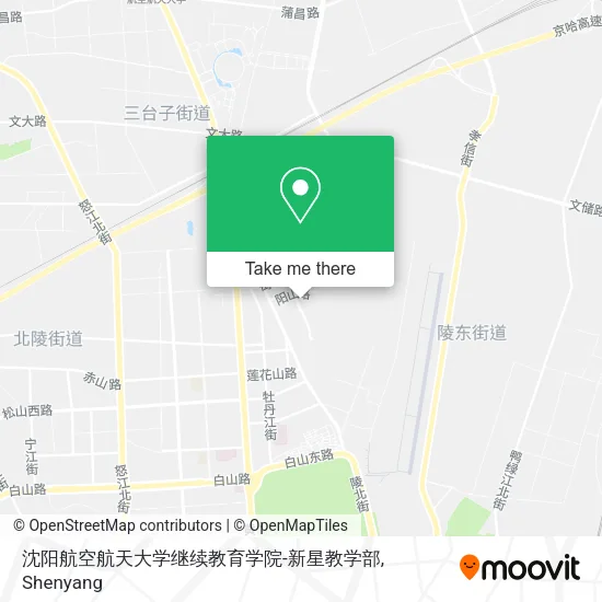 沈阳航空航天大学继续教育学院-新星教学部 map