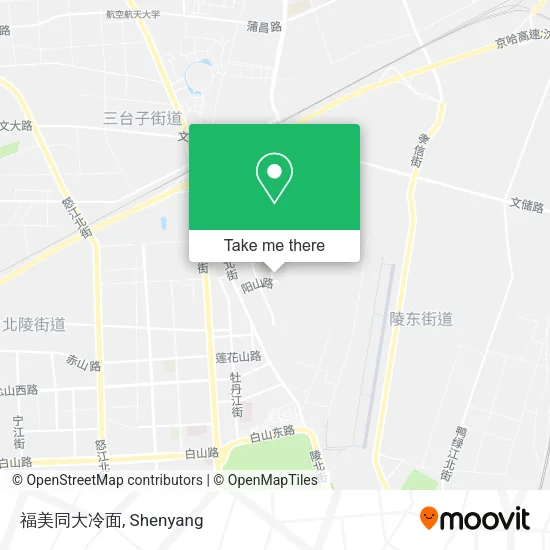 福美同大冷面 map