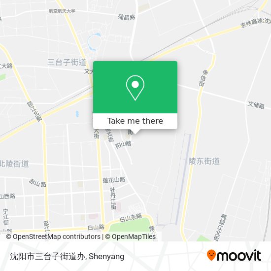 沈阳市三台子街道办 map