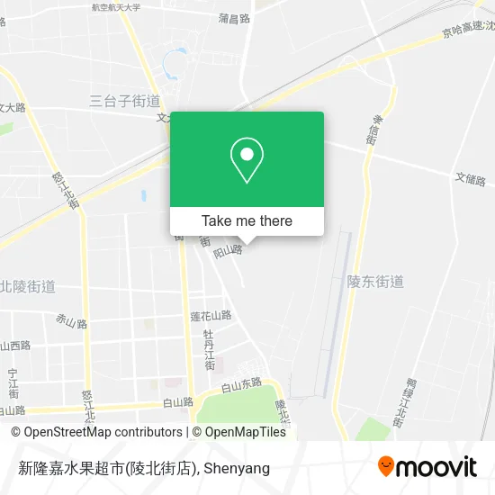 新隆嘉水果超市(陵北街店) map