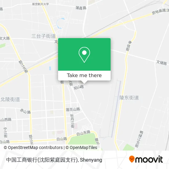 中国工商银行(沈阳紫庭园支行) map