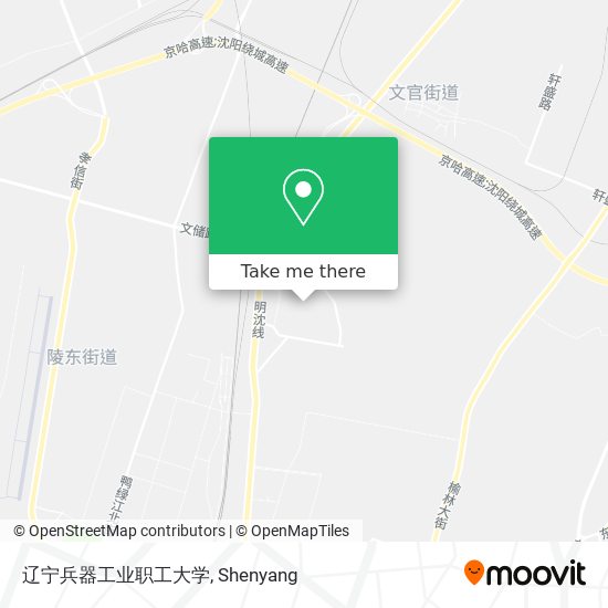 辽宁兵器工业职工大学 map