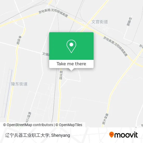 辽宁兵器工业职工大学 map