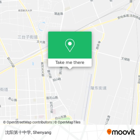 沈阳第十中学 map