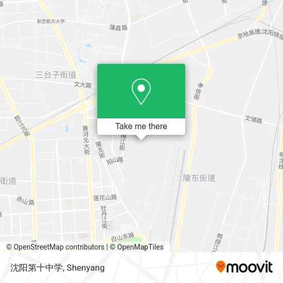 沈阳第十中学 map