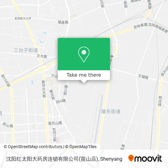沈阳红太阳大药房连锁有限公司(苗山店) map