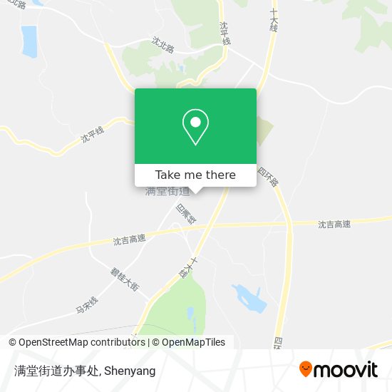 满堂街道办事处 map