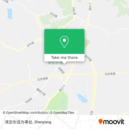 满堂街道办事处 map