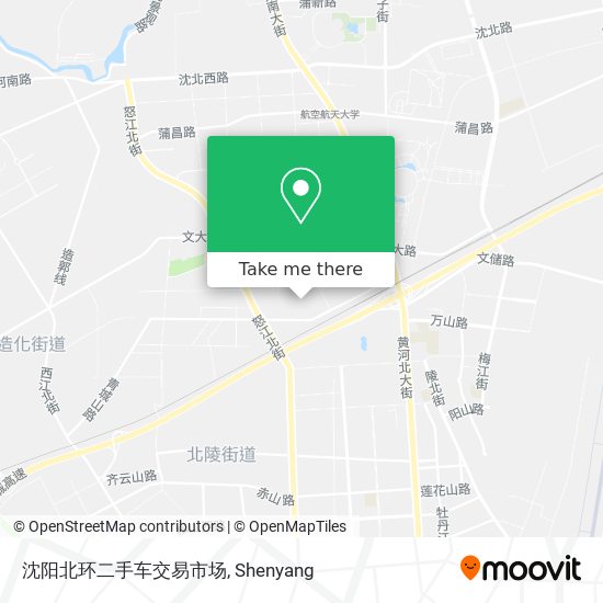 沈阳北环二手车交易市场 map