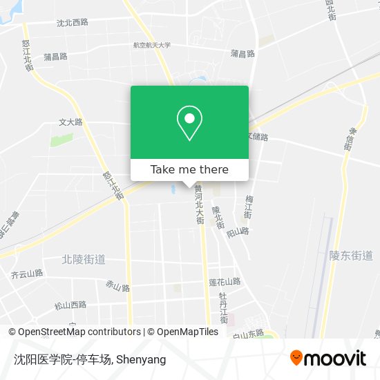 沈阳医学院-停车场 map