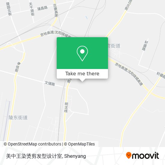 美中王染烫剪发型设计室 map