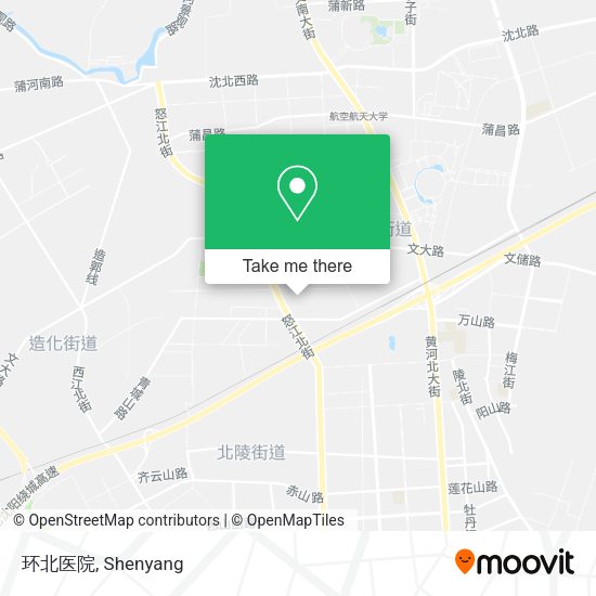 环北医院 map