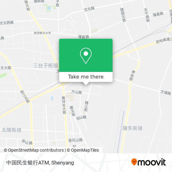 中国民生银行ATM map