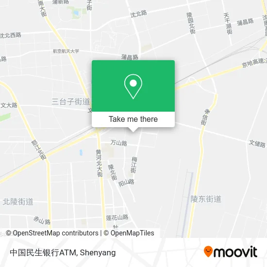 中国民生银行ATM map
