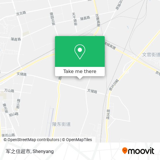 军之信超市 map
